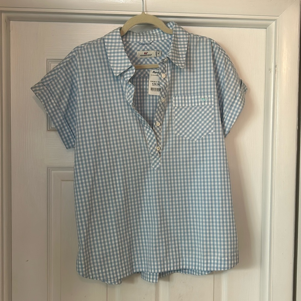 Vineyard vines size 12 blouse NWT